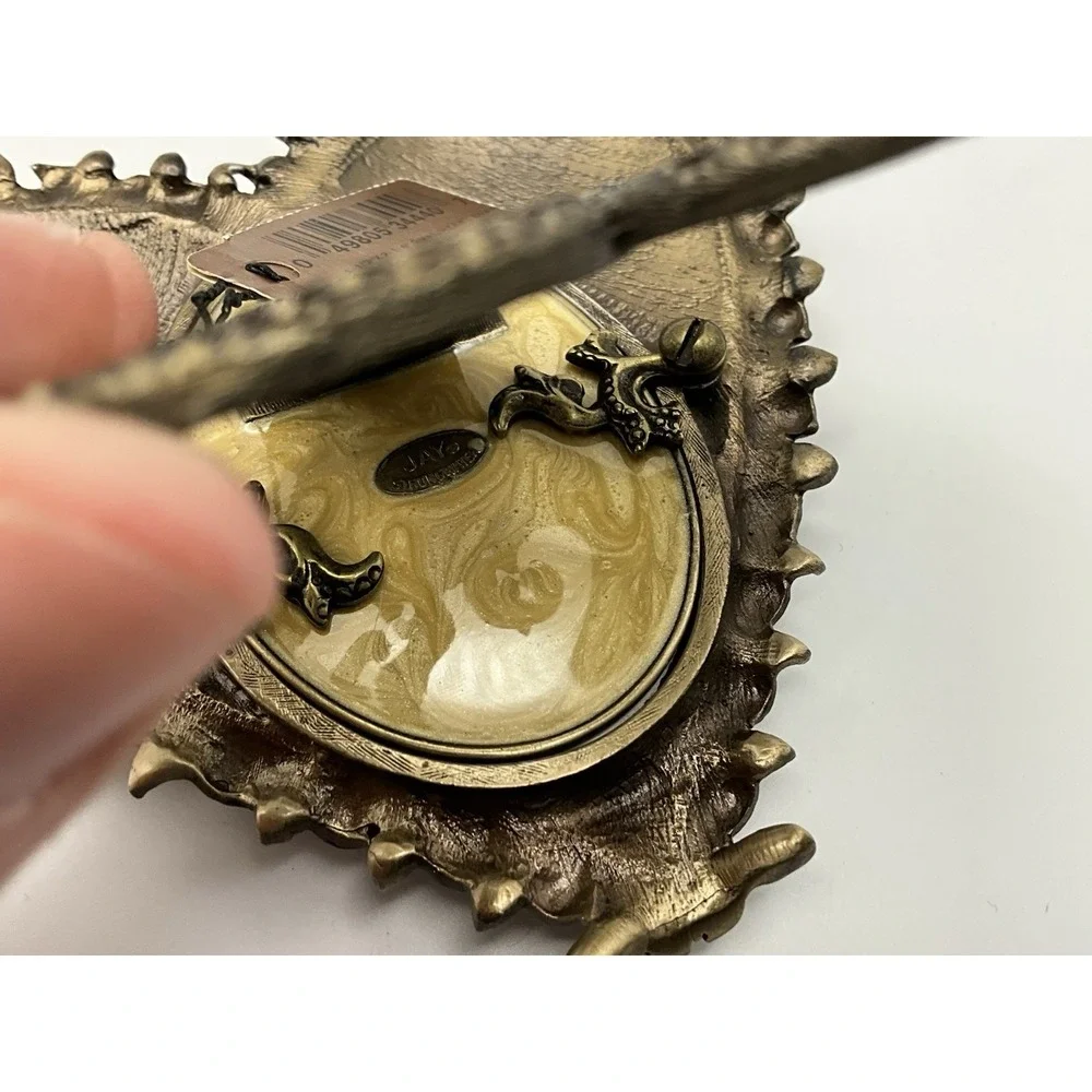 JAY STRONGWATER Oval Golden Enamel 